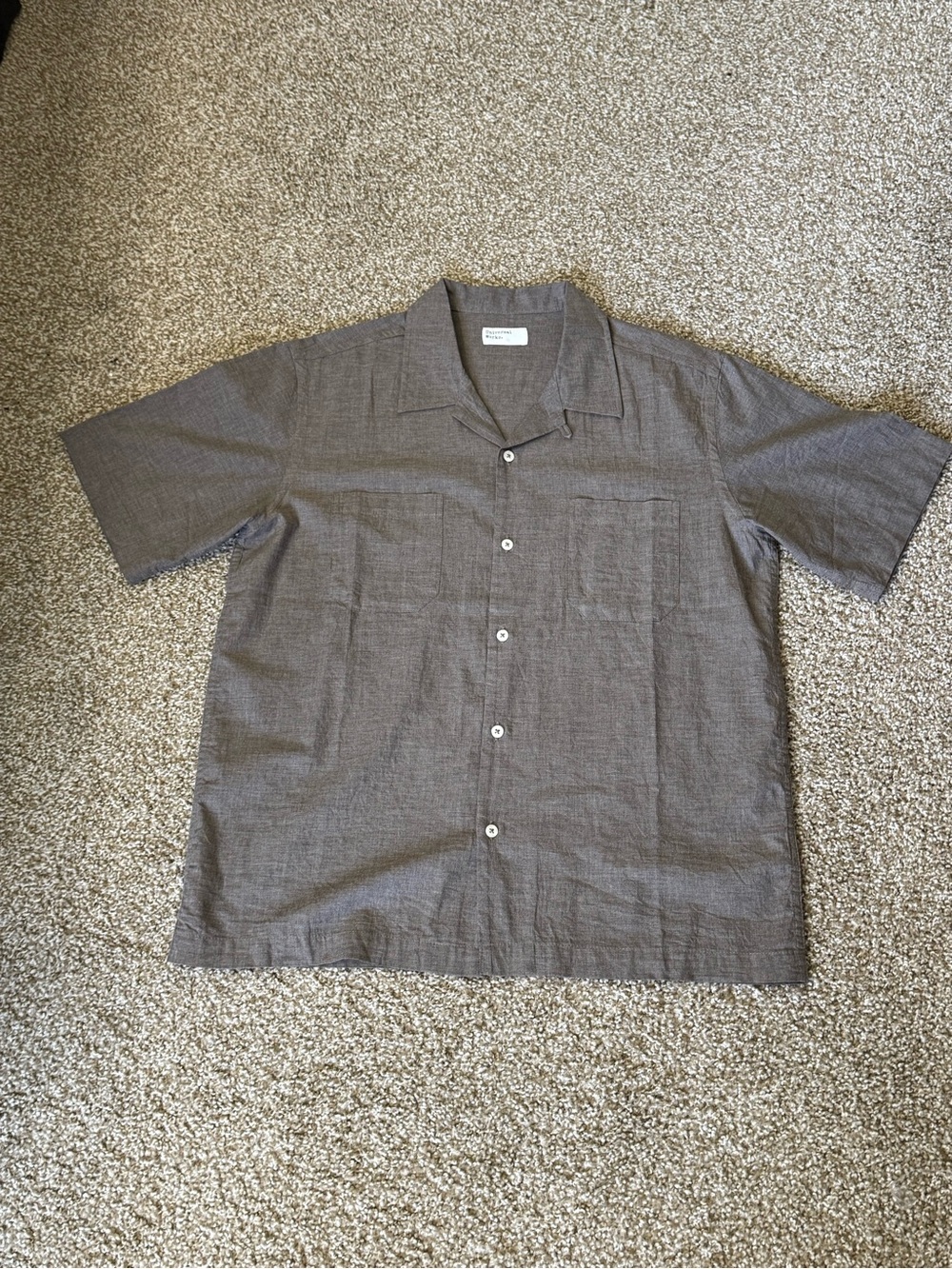 Universal works sal Road shirt in Brown